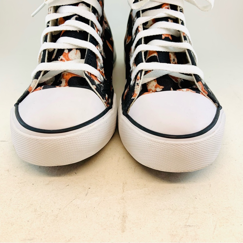 Hot Topic Black Corgi High Top Sneakers, size 8 - Picture 3 of 11